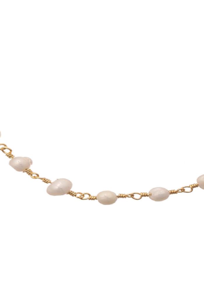 Kette Chain of Pearls Gold Vergoldet Bild4